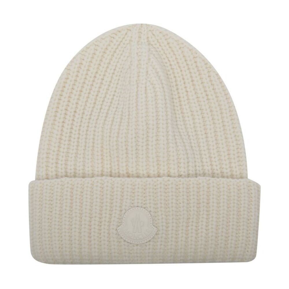 Moncler Women Logo Patch Beanie